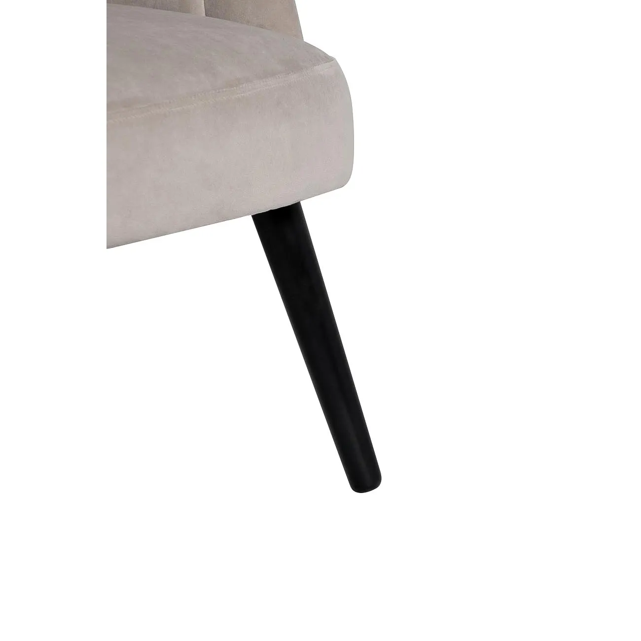 Кресло велюровое кремовое PJC483-PJ634 от LaLume