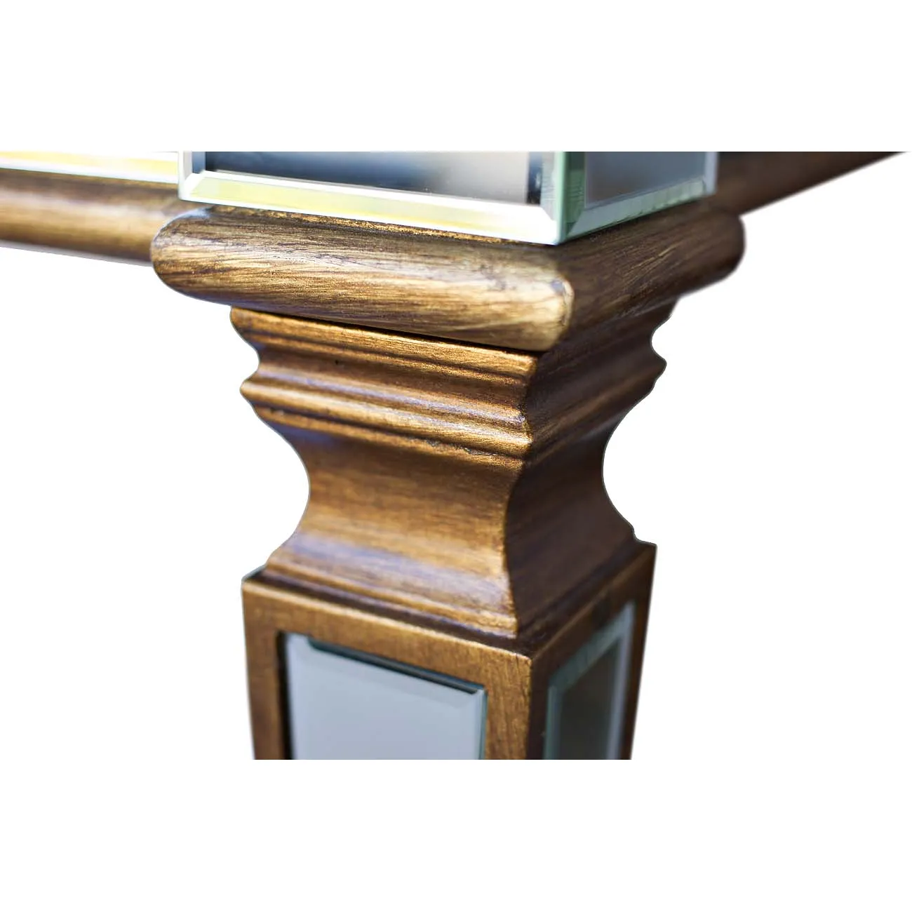 Обеденный стол с зеркальными вставками (мраморная столешница) KFC1152E7B от LaLume