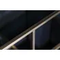 Стеллаж с черным стеклом (золотой) 46AS-SH1452-GOLD от LaLume