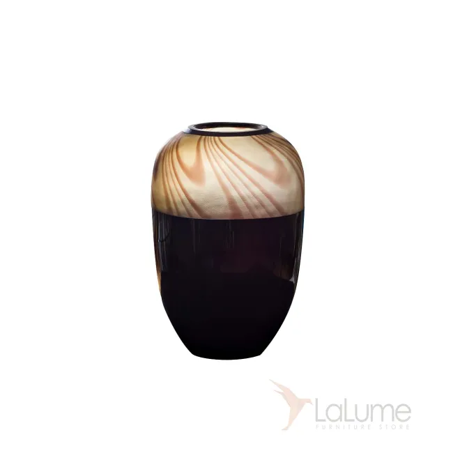 Ваза стеклянная (темный шоколад) KL1927LS от LaLume