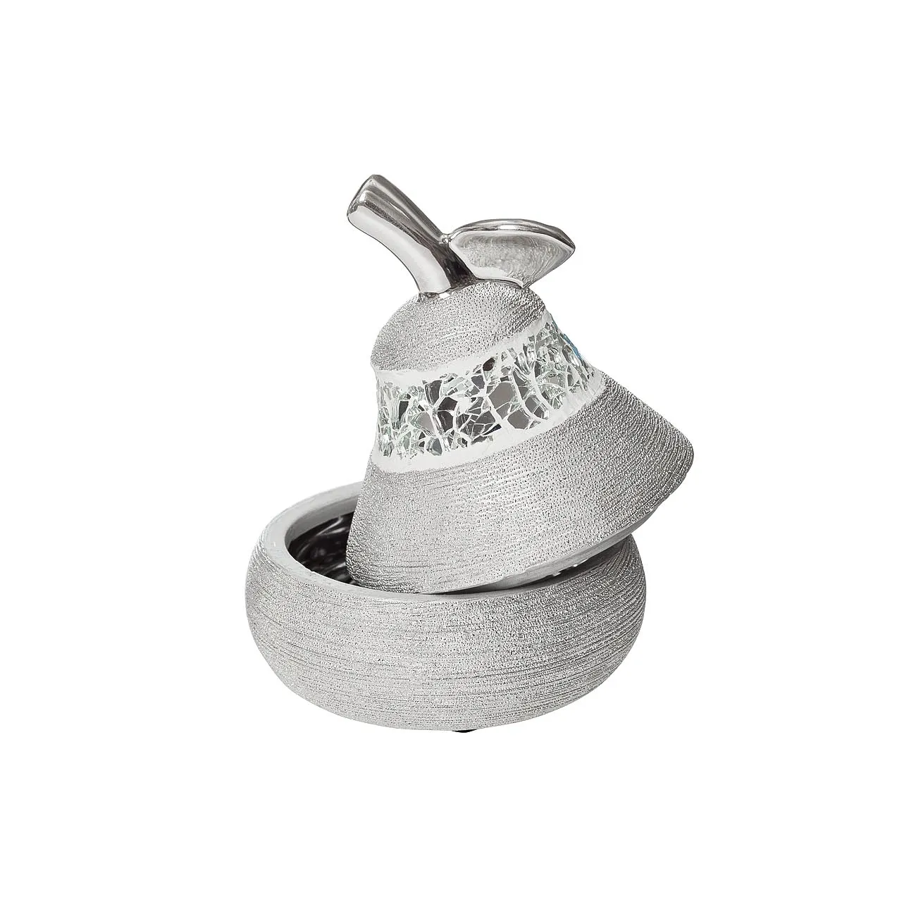 Шкатулка для украшений  Груша  серебристая 18H7578L-1 от LaLume