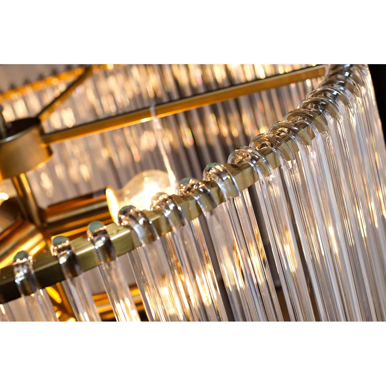 Люстра со стеклянными подвесками 20MD3449-6 от LaLume