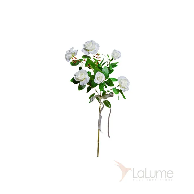 Роза белая искусственная 8J-1536S0002