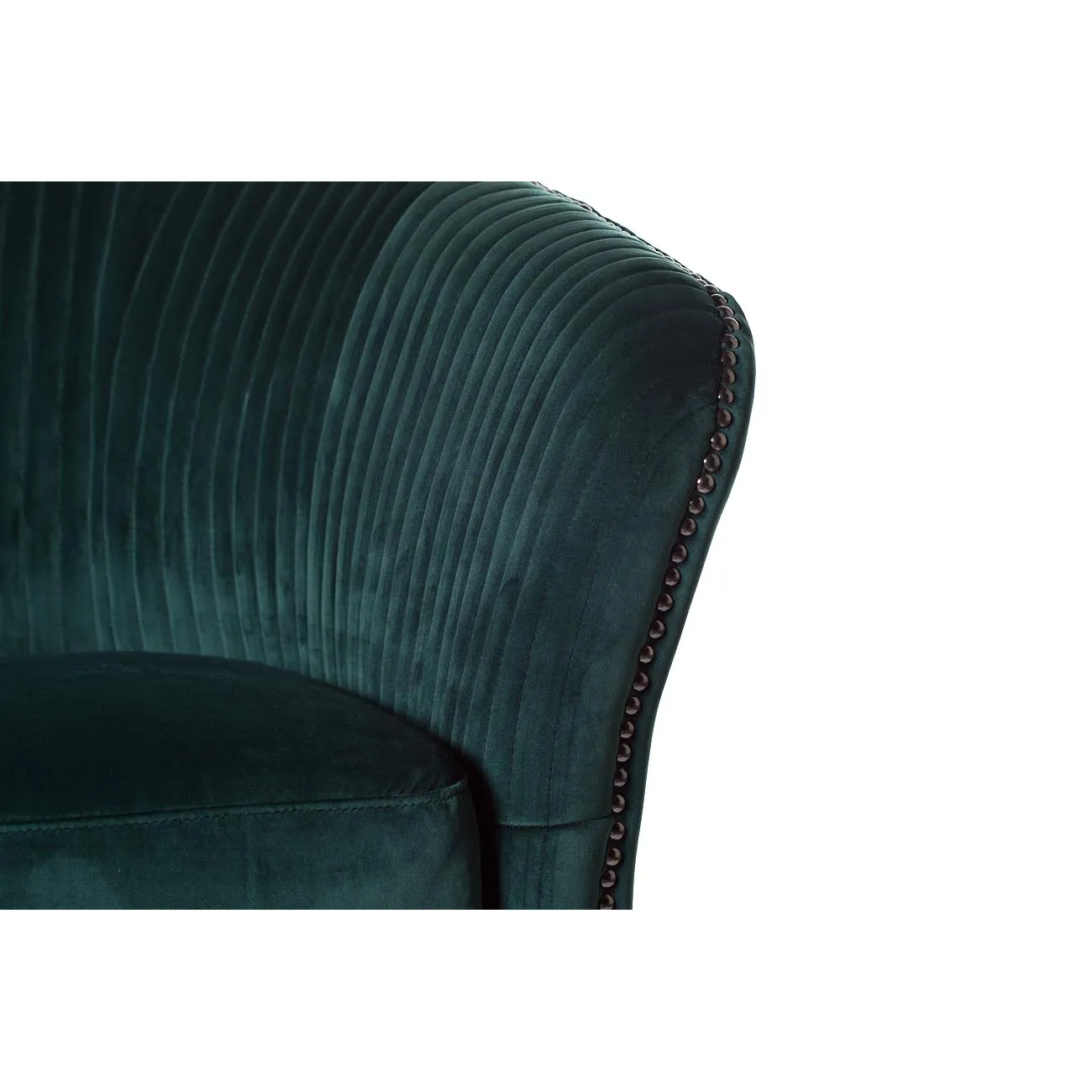 Кресло низкое велюровое изумрудное PJS30801-PJ622 от LaLume
