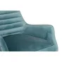Кресло-качалка велюровое бирюзовое 48MY-2569 TUR SLV от LaLume