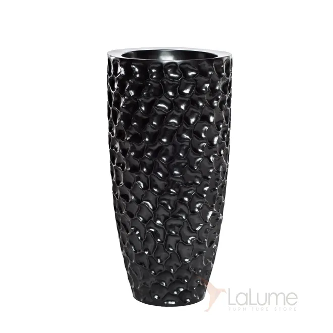 Кашпо жемчужно-черное ZS-C785BL-27 от LaLume