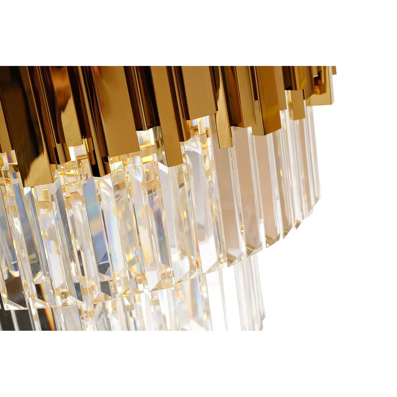 Люстра с кристаллами (золото) 62GDM-81008-540 от LaLume Люстра с кристаллами (золото) 62GDM-81008-540 от LaLume