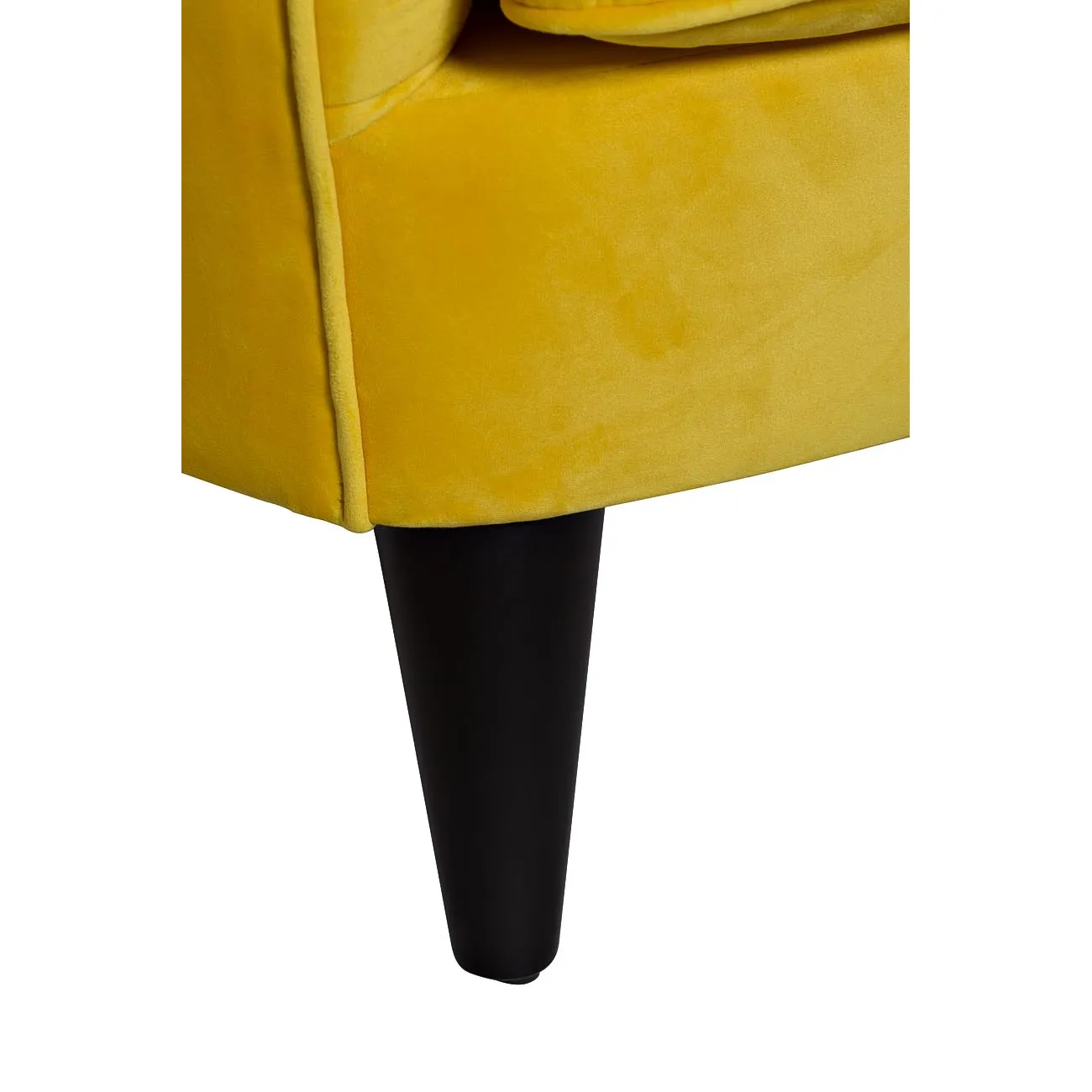 Кресло велюровое желтое ZW-555-06476 от LaLume
