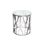 Столик журнальный с прозрачным стеклом (хром) 13RXET3103-SILVER от LaLume