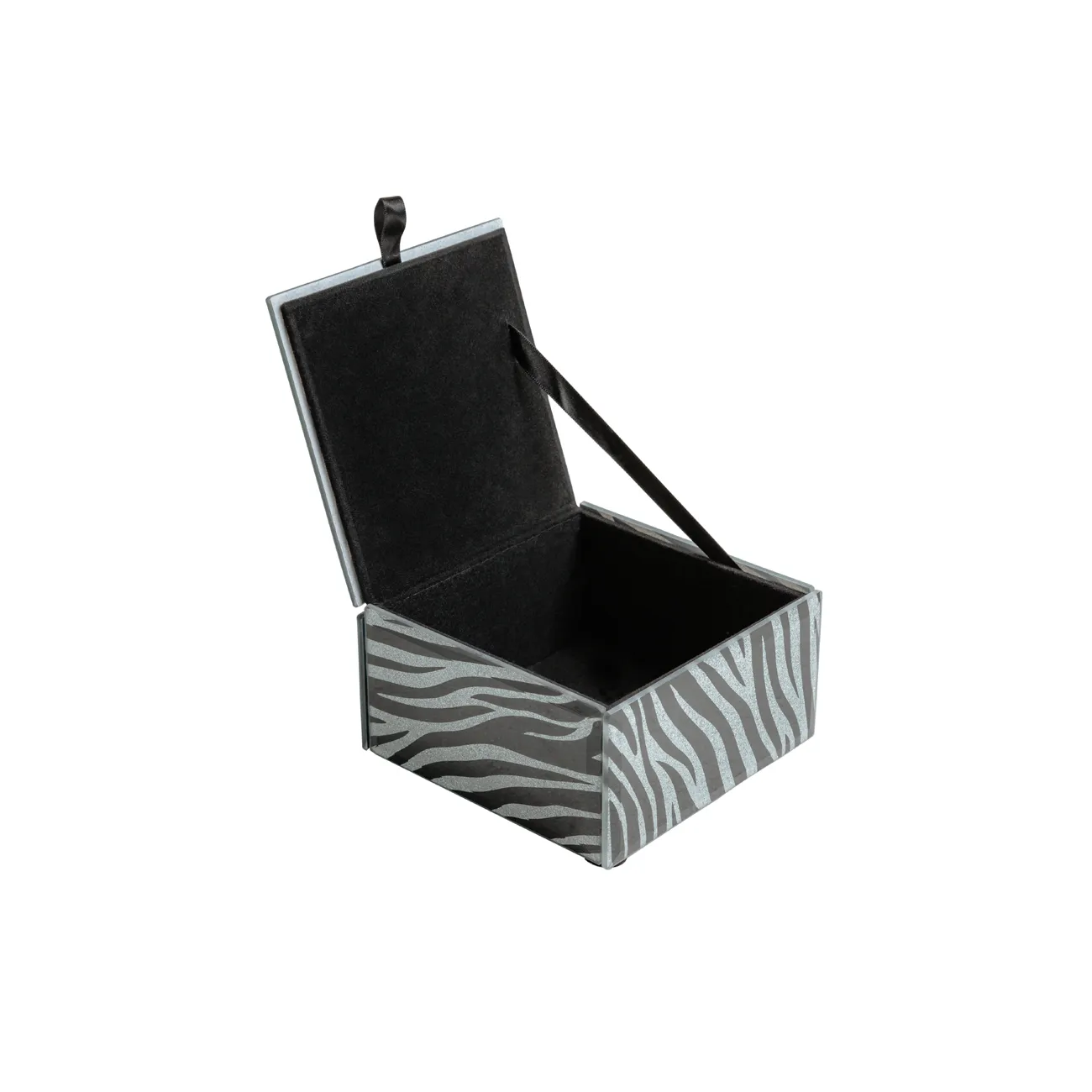 Шкатулка стеклянная  Зебра  KFJ245 от LaLume