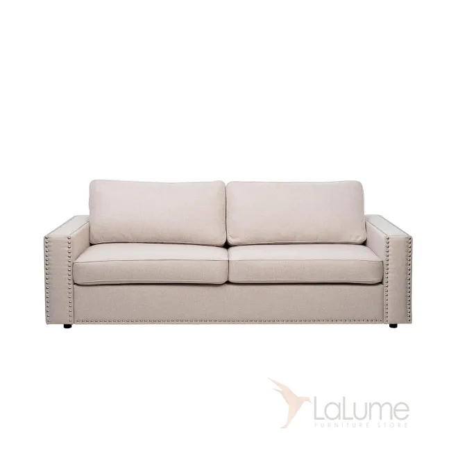 Диван Oscar трехместный раскладной светло-серый OSCAR2K-СЕР-Enig02 от LaLume