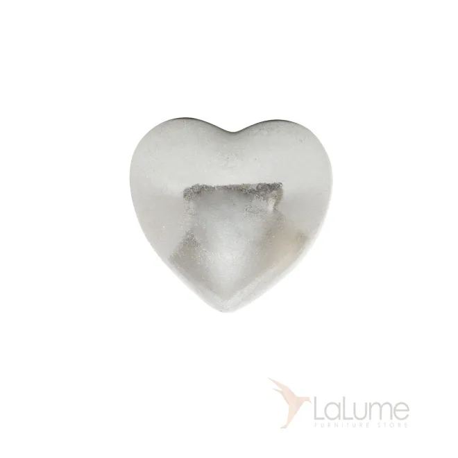 Декоративный элемент  Сердечко серебряное  D0805 (серебряный) от LaLume