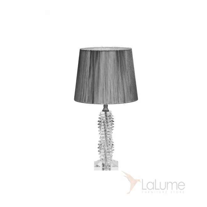 Лампа настольная стеклянная (серебряный абажур) X381207