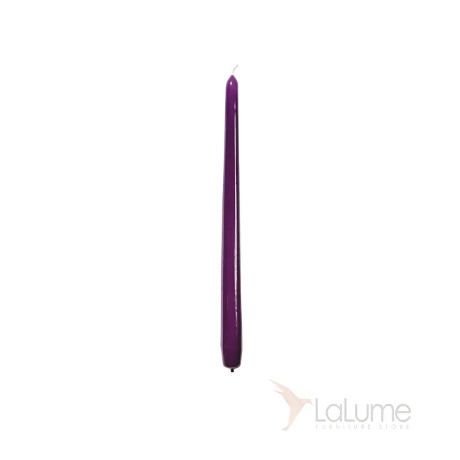 Свеча прямаядекоративная фиолетовая 100005 от LaLume
