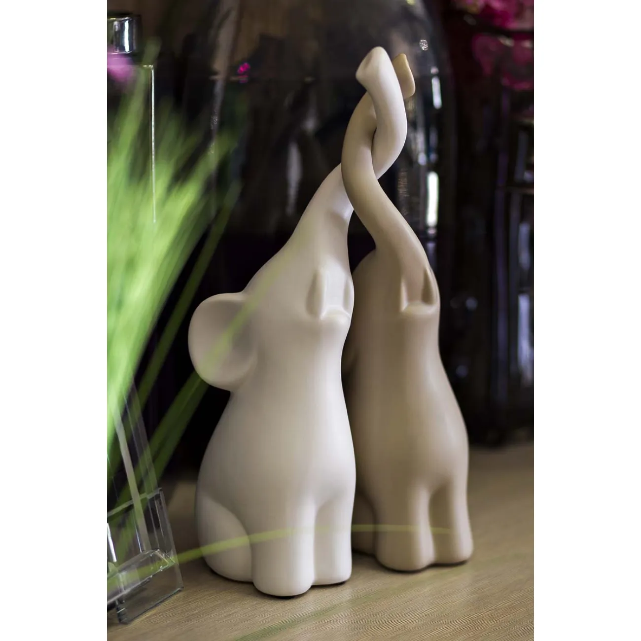 Статуэтка  Слоники  10K8105/8106B от LaLume