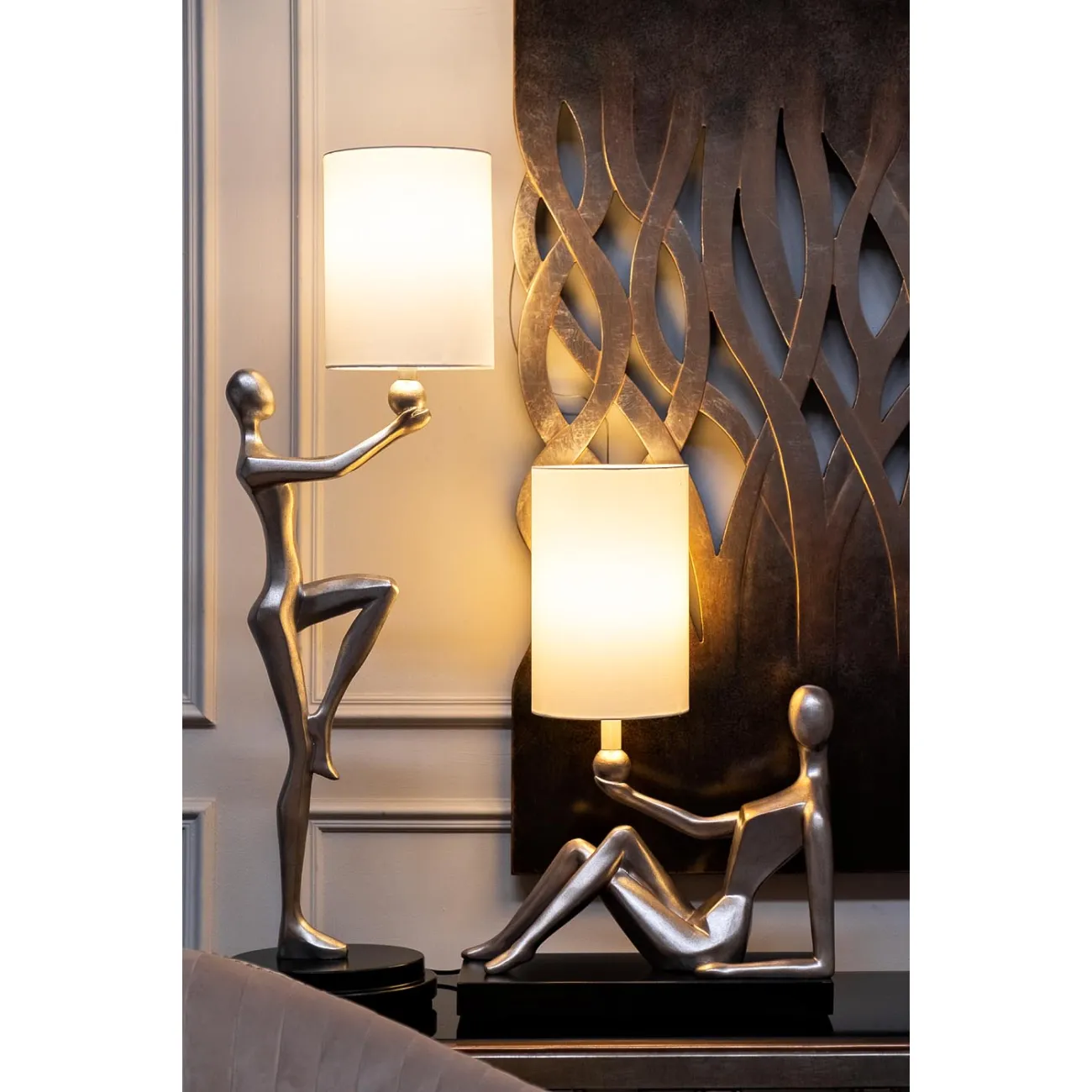 Настольная лампа GardaDecor Женщина ART-4492-LM Настольная лампа GardaDecor Женщина ART-4492-LM