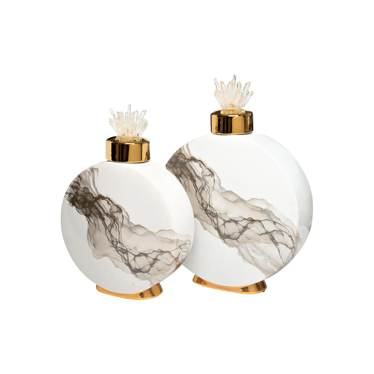 Керамическая ваза с крышкой GardaDecor 55RD4283L