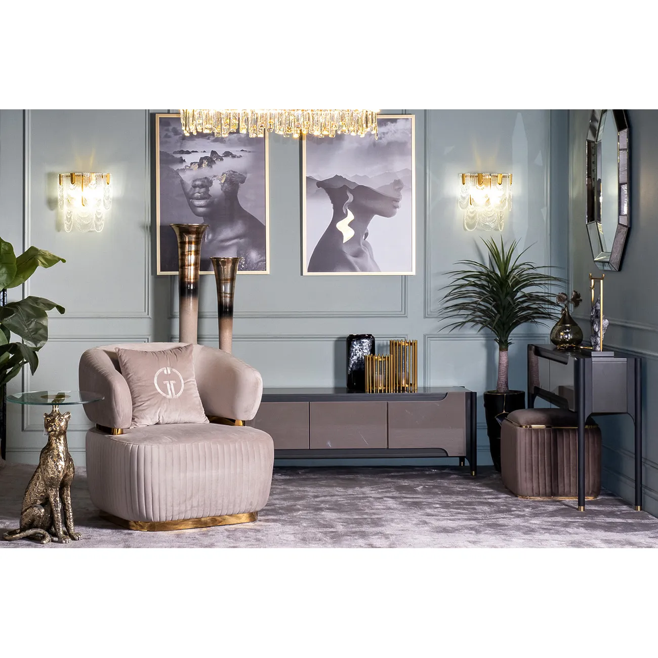 Стеклянная ваза GardaDecor 71PN-3123 Стеклянная ваза GardaDecor 71PN-3123