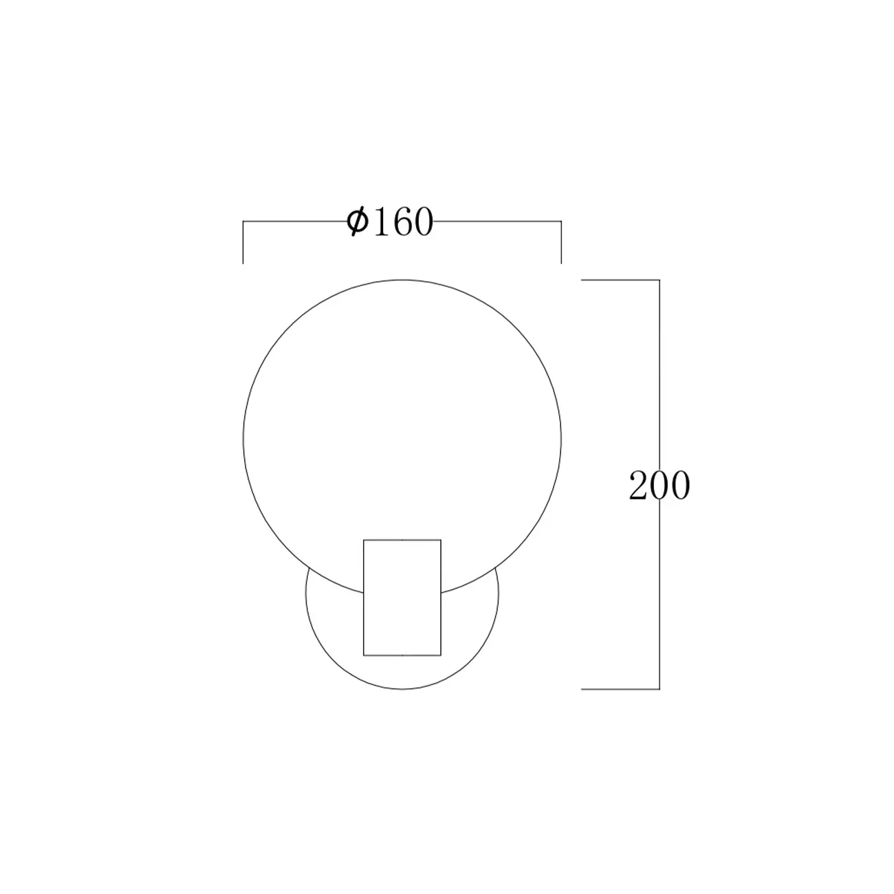 Бра Рондо GardaDecor Rondo 162FL-61500 от LaLume