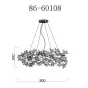 Подвесная люстра GardaDecor Flora 86-60108