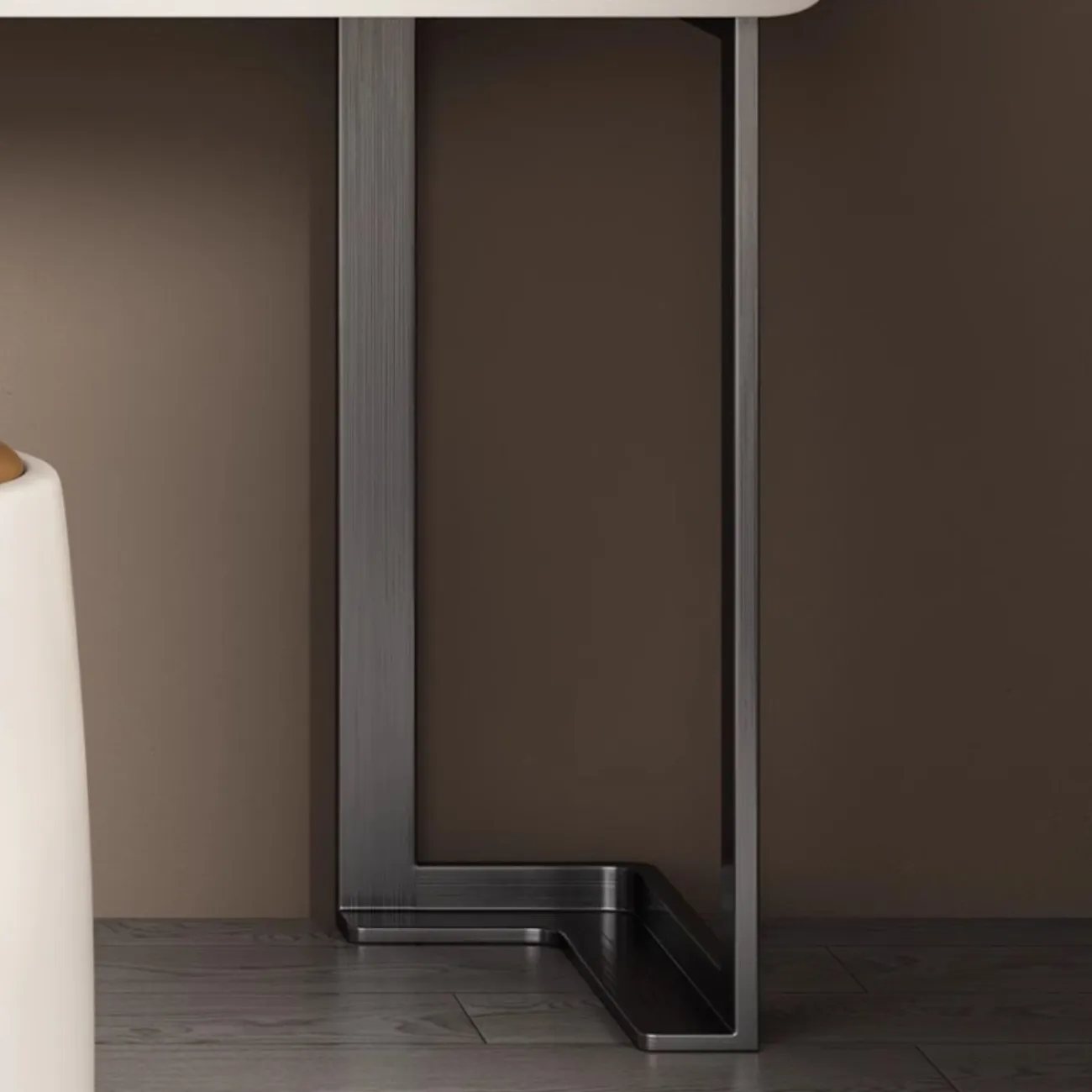 Роскошный туалетный столик с отделкой из кожи HappyF 36526-29