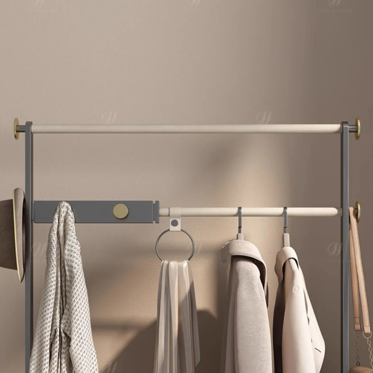 Легкая роскошная вешалка для одежды, комод с выдвижными ящиками HappyF 36528-29