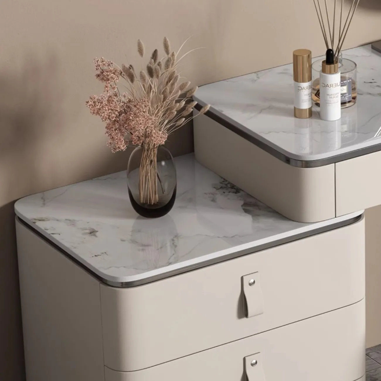 Роскошный туалетный столик с зеркалом для макияжа HappyF 36529-29