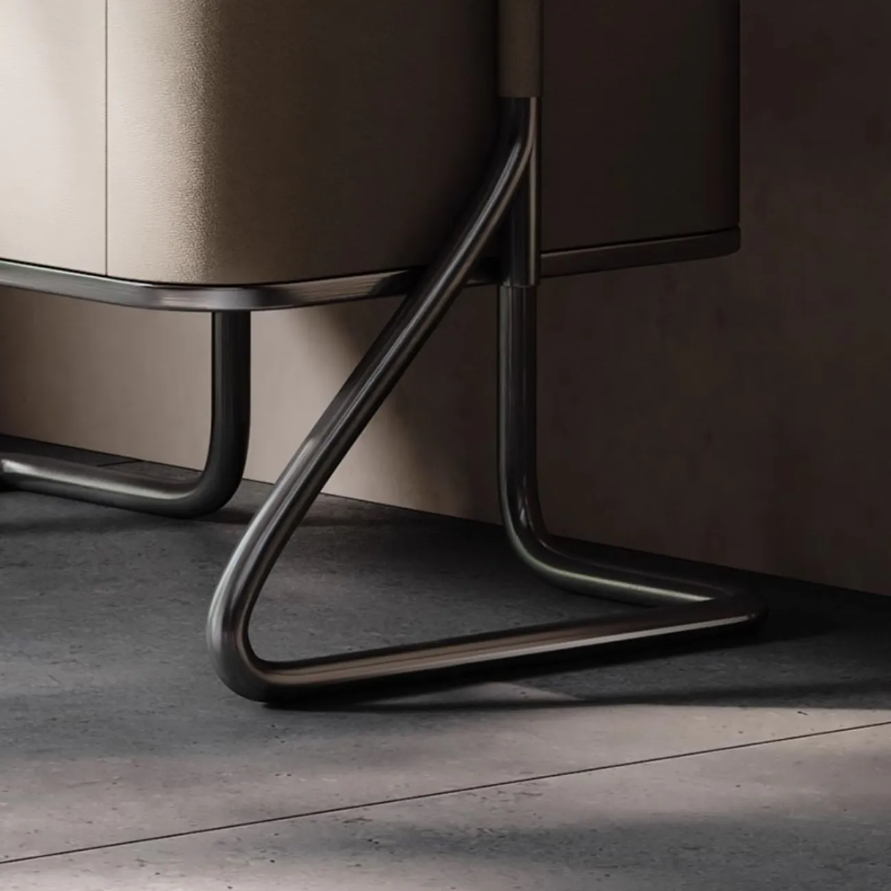 Роскошная кожаная вешалка для одежды из нержавеющей стали HappyF 36530-29