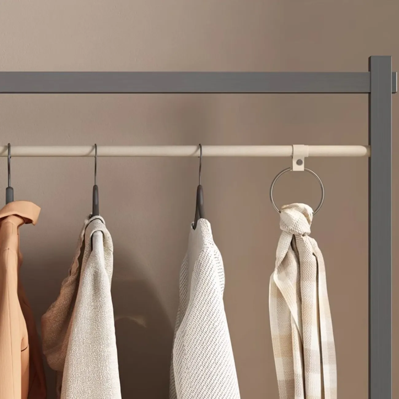 Напольная вешалка для одежды из нержавеющей стали HappyF 36532-29 Напольная вешалка для одежды из нержавеющей стали HappyF 36532-29