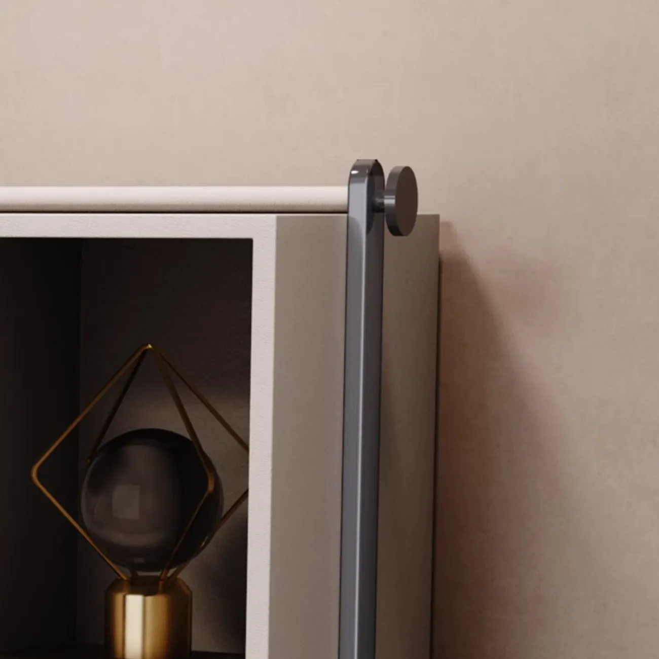 Роскошная кожаная  вешалка для одежды с ящиками HappyF 36534-29