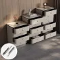 Роскошный комод из высококачественной кожи HappyF 36536-29