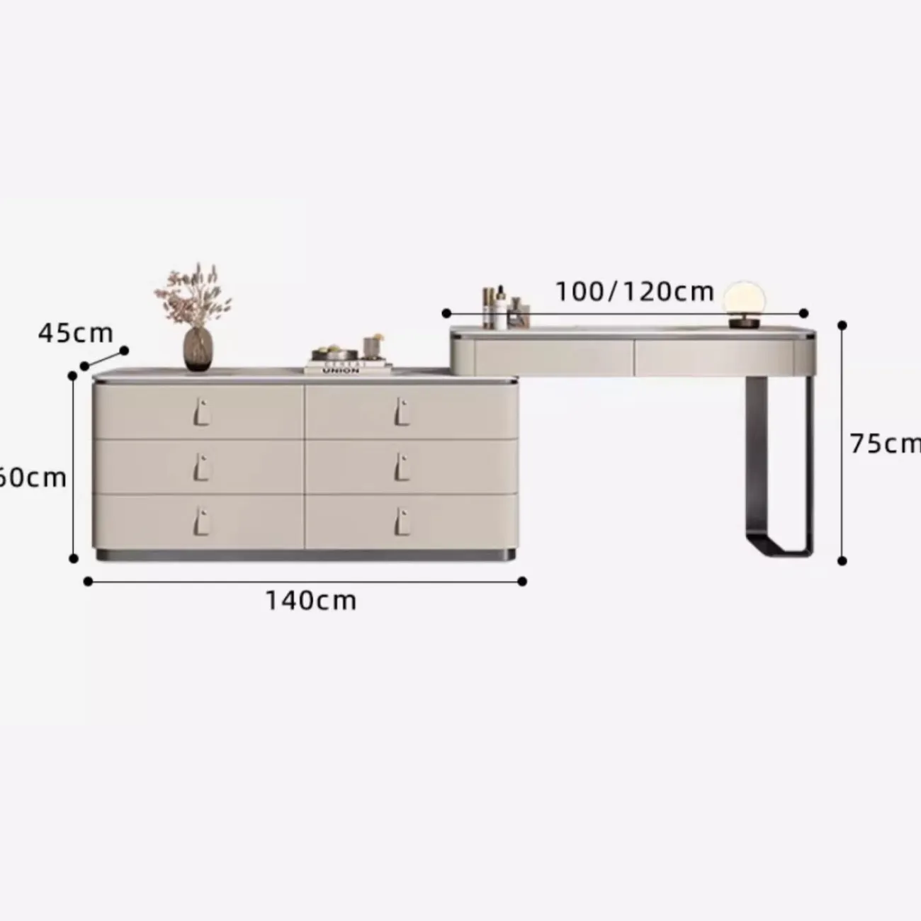 Многофункциональный туалетный столик HappyF 36538-29