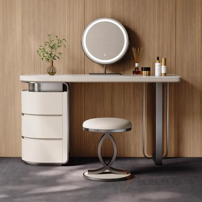 Роскошный туалетный столик с выдвижными ящиками HappyF 36539-29