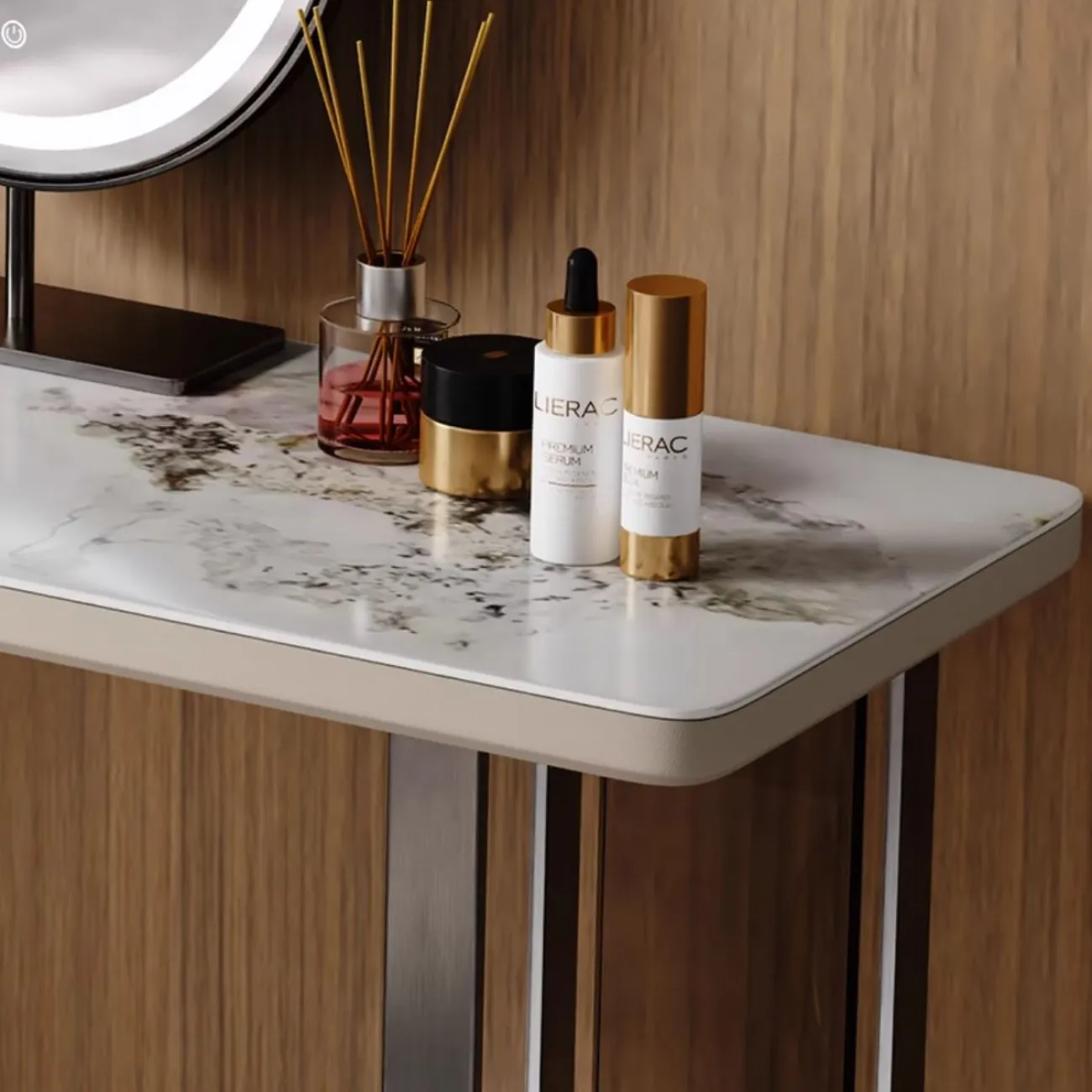 Роскошный туалетный столик с выдвижными ящиками HappyF 36539-29