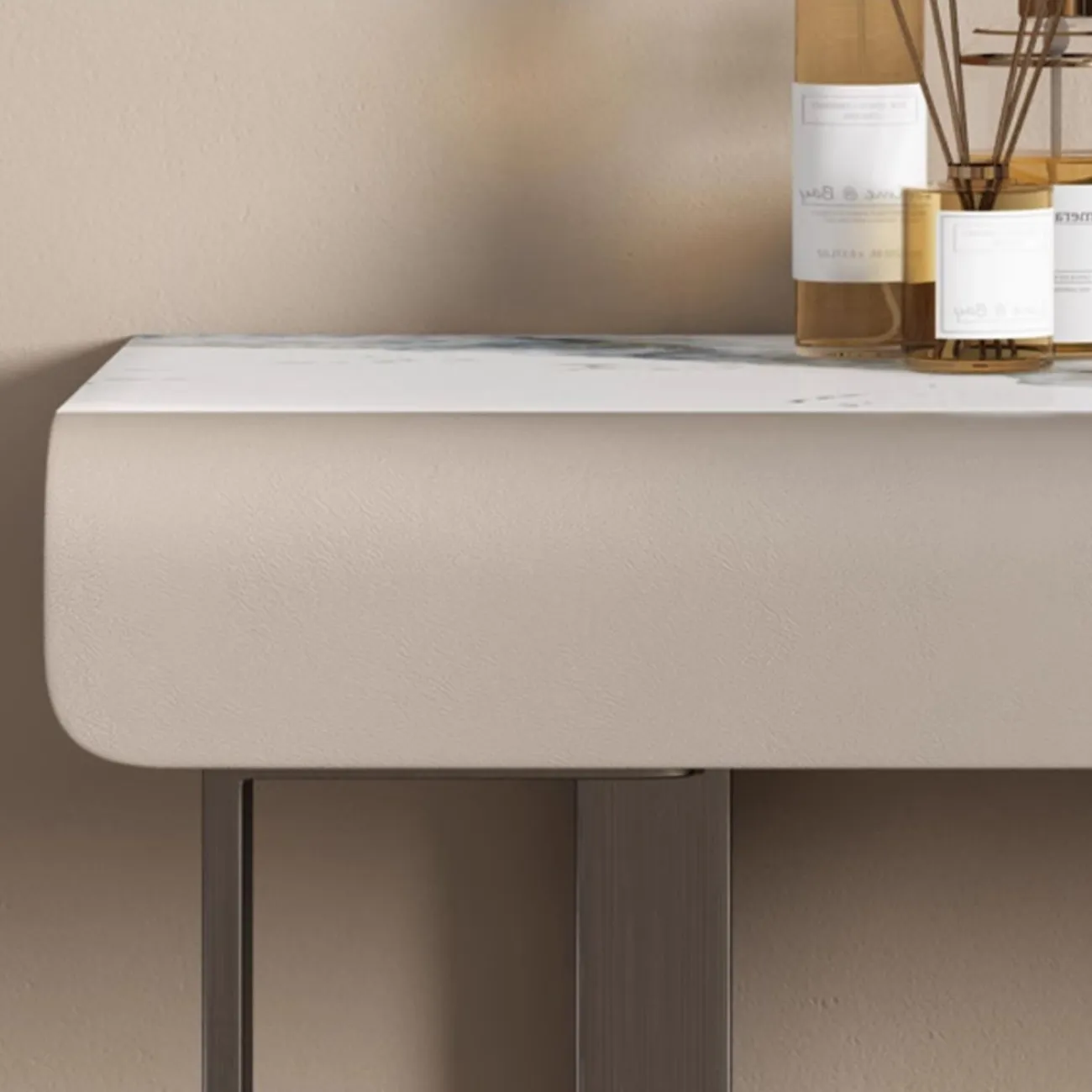 Роскошный кожаный туалетный столик из натурального камня HappyF 36541-29 Роскошный кожаный туалетный столик из натурального камня HappyF 36541-29