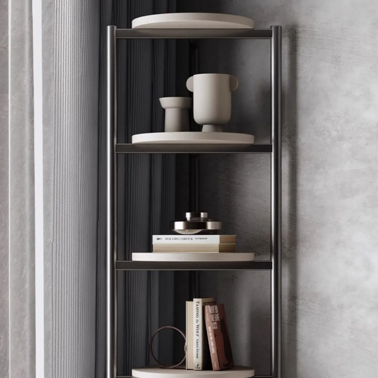 Роскошная угловой стеллаж HappyF 36543-29