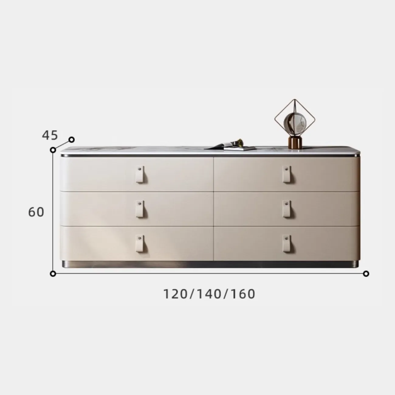 Роскошный напольный шкаф для хранения из высококачественной кожи HappyF 36544-29 Роскошный напольный шкаф для хранения из высококачественной кожи HappyF 36544-29