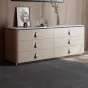 Роскошный напольный шкаф для хранения из высококачественной кожи HappyF 36544-29