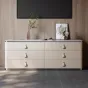 Роскошный напольный шкаф для хранения из высококачественной кожи HappyF 36544-29