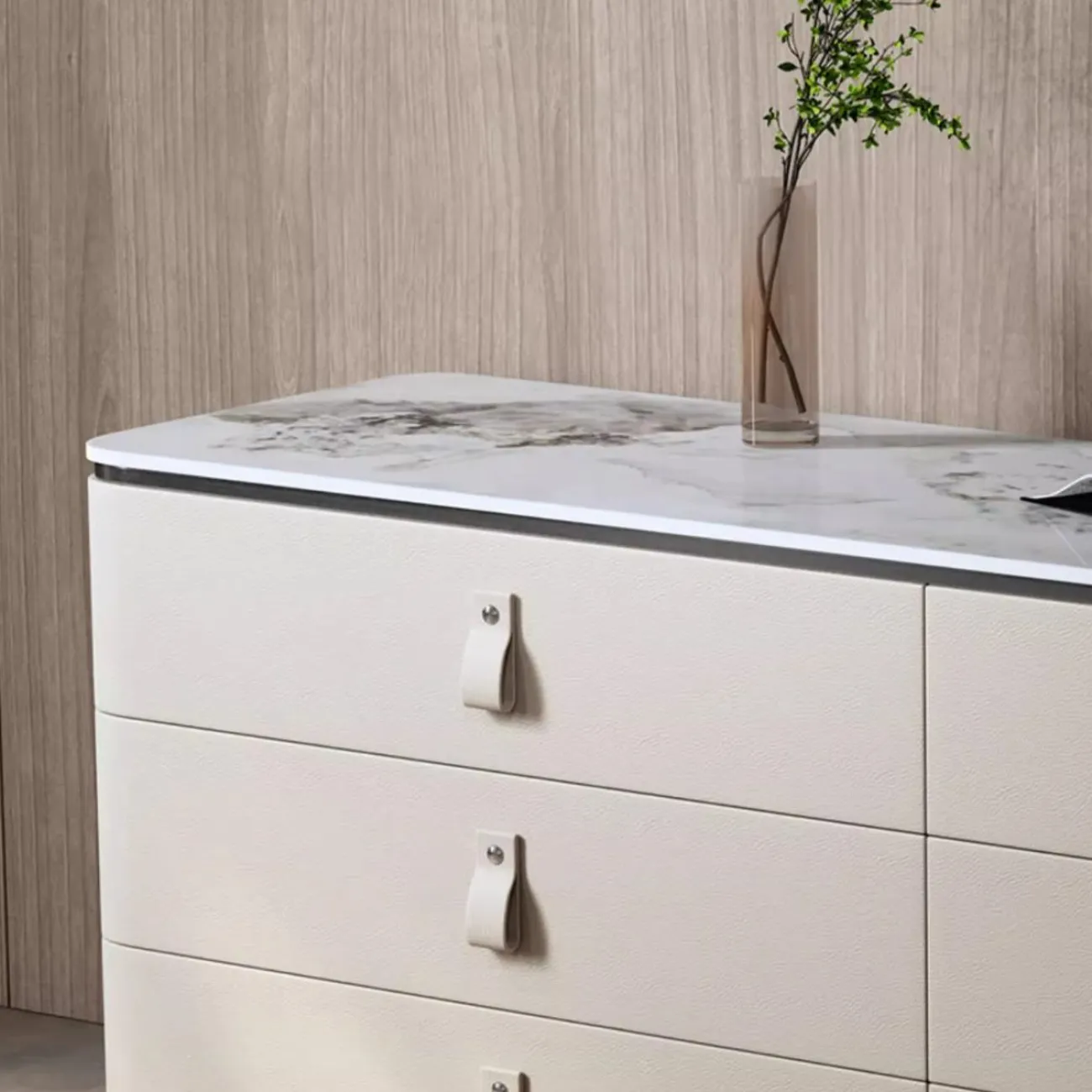 Роскошный напольный шкаф для хранения из высококачественной кожи HappyF 36544-29 Роскошный напольный шкаф для хранения из высококачественной кожи HappyF 36544-29