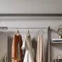  Роскошная напольная вешалка из нержавеющей стали с зеркалом HappyF 36545-29