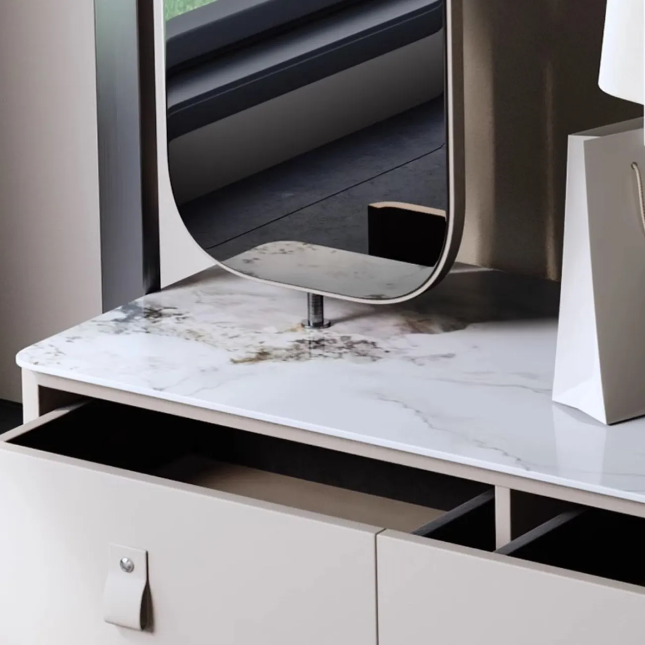 Роскошная напольная вешалка из нержавеющей стали с зеркалом HappyF 36545-29 Роскошная напольная вешалка из нержавеющей стали с зеркалом HappyF 36545-29