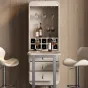 Роскошный винный шкаф с выдвижным барным столиком HappyF 36546-29