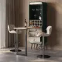Роскошный винный шкаф с выдвижным барным столиком HappyF 36546-29