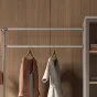 Кожаная роскошная вешалка из нержавеющей стали HappyF 36547-29