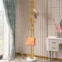 Роскошная вешалка для одежды из сталь и натурального камня HappyF 