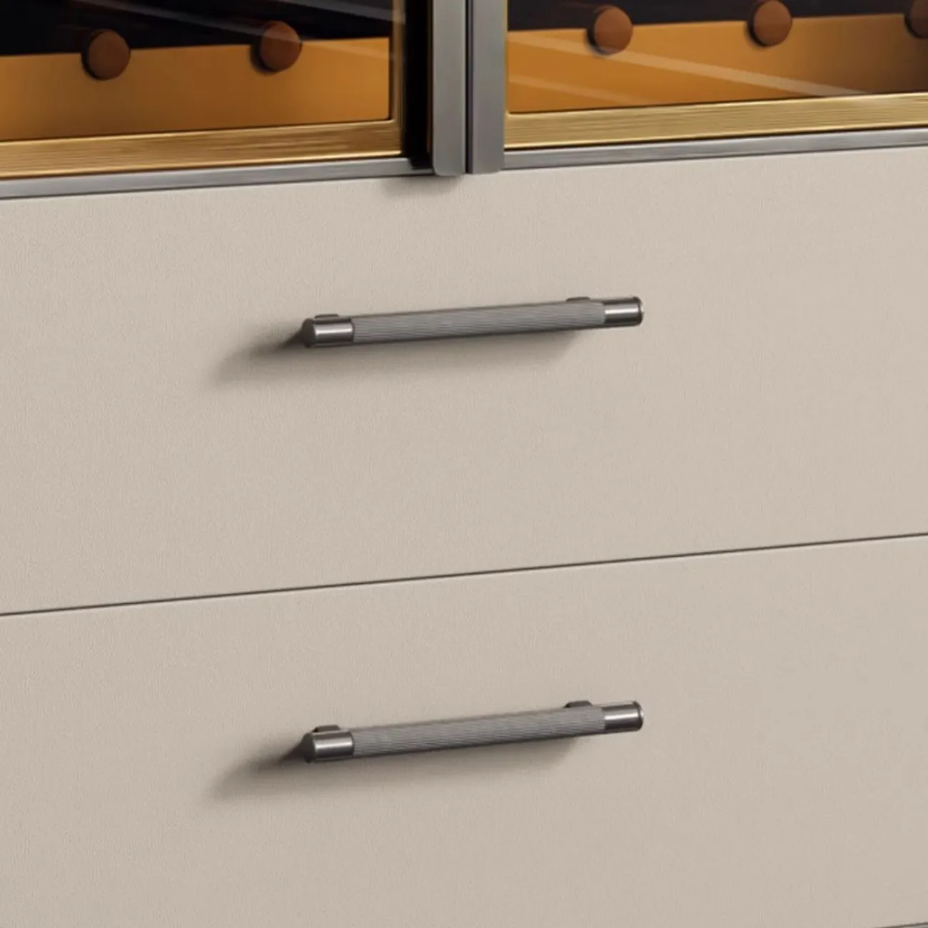 Роскошный винный шкаф из закаленного стекла HappyF 36553-29