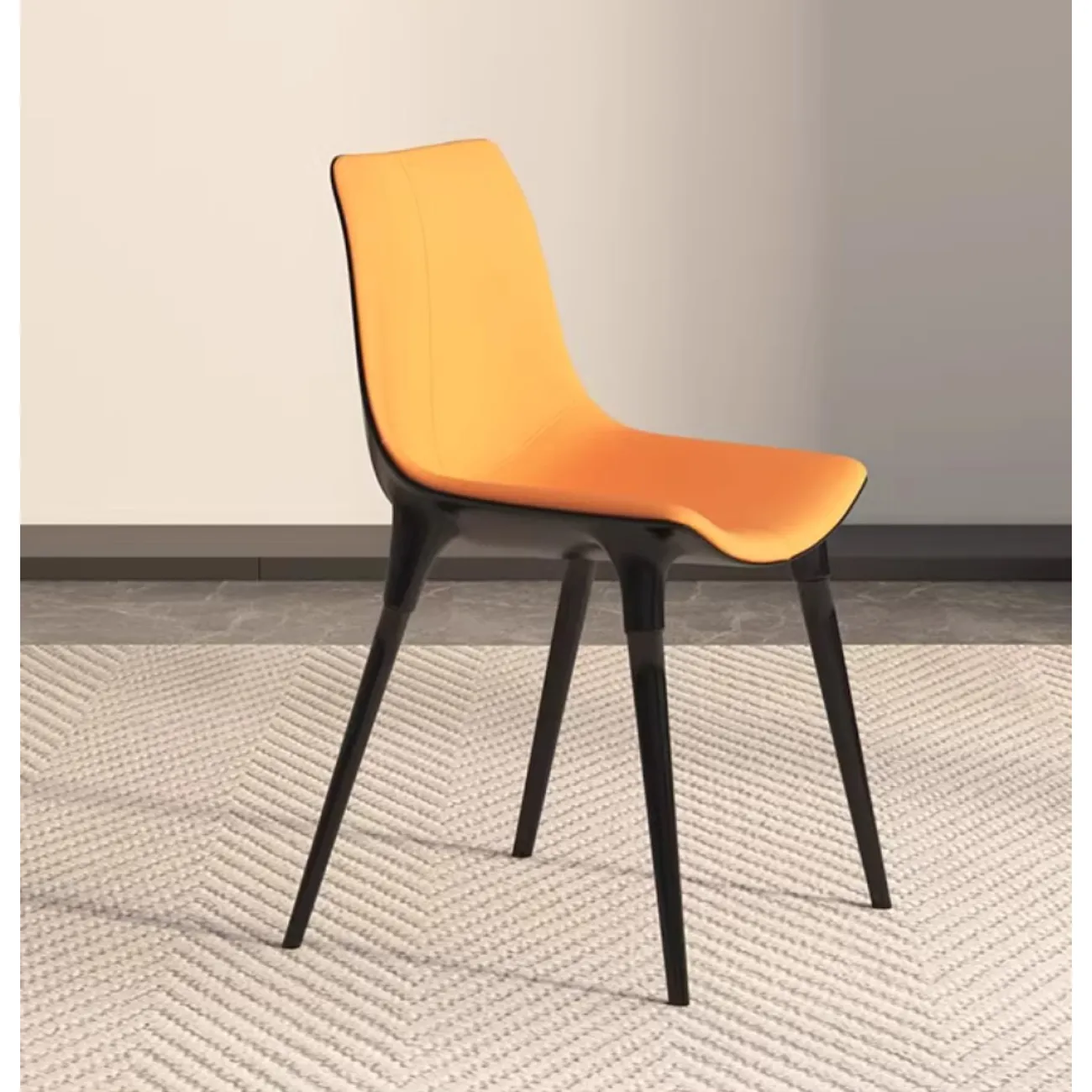 Минималистичный обеденный стол из натурального мрамора прямоугольной формы HappyF 36554-29