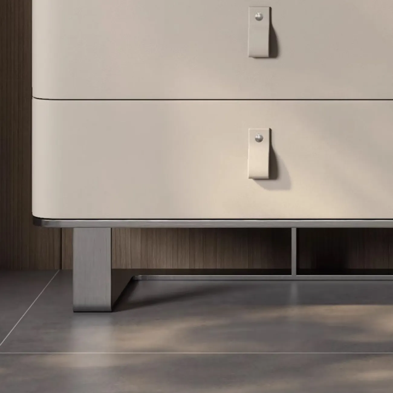 Шкаф из натурального камня и нержавеющей стали HappyF 36556-29