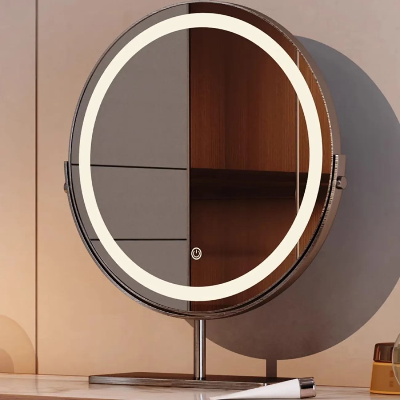 Роскошный туалетный столик для спальни из массива дерева HappyF 36558-29